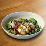 Пармская ветчина с печеной грушей